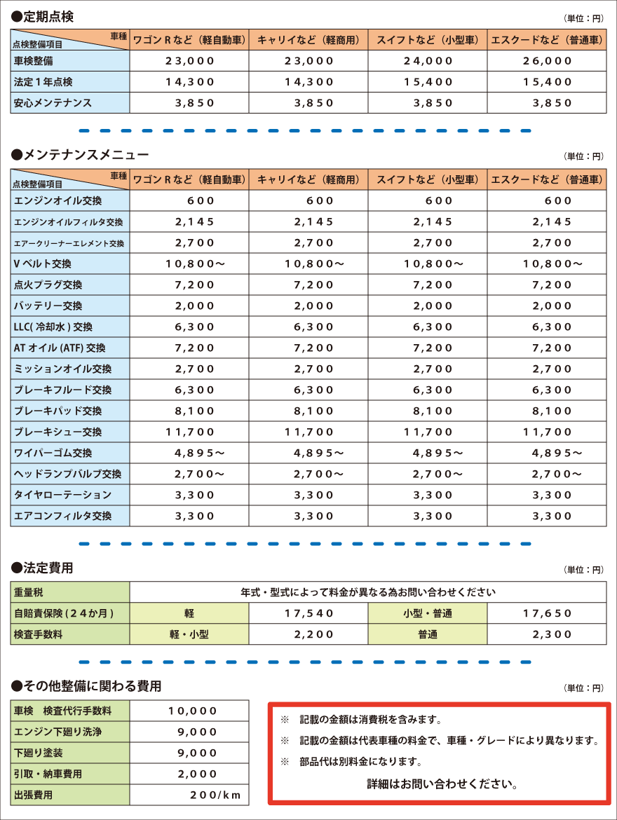 ����_���A�����e�i���X���j���[�A�@���p�A���̑������Ɋւ���p�̈������Љ�܂�